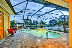 Cape Coral House with Private Dock, Pool and Tiki Bar!